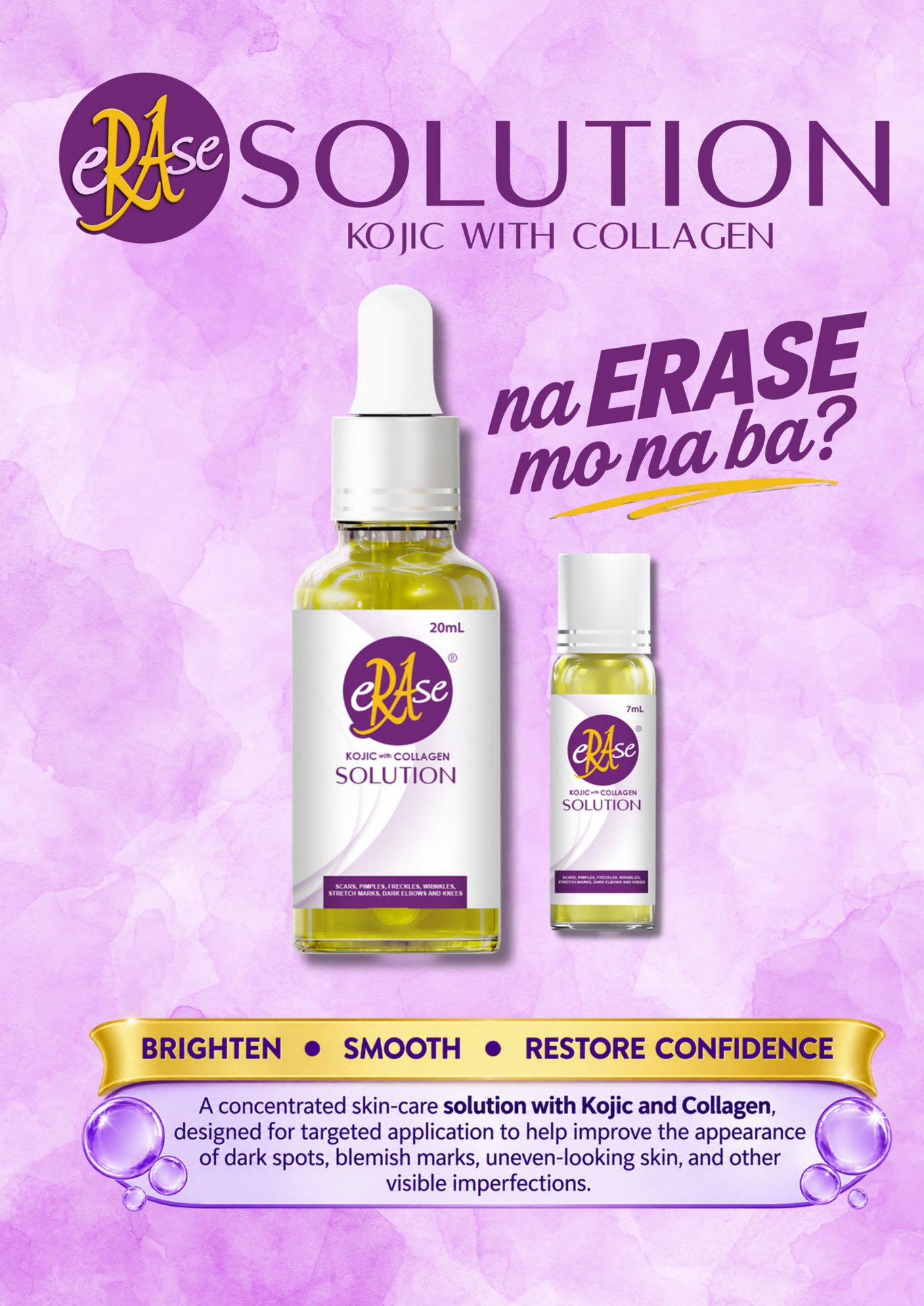 eRAse Kojic + Collagen Solution